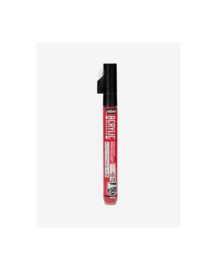 Le Libr'air - Marqueur Peinture Acrylique 4.0MM Rouge 508 Pébéo - Tunisie