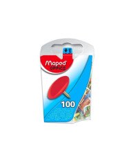 Le Libr'air - Boîte de 100 Punaises En Acier Galvanisé 10MM Couleurs Assorties - Tunisie