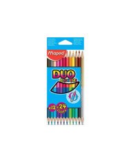 Le Libr'air - Boite De 12 Crayons De Couleur Color'peps Bicolores MAPED - Tunisie