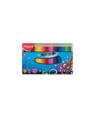Le Libr'air - Boite Métal De 36 Crayons De Couleur Color'peps MAPED - Tunisie