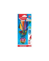 Le Libr'air - Boite De 12 Crayons de couleur "Color'peps strong" MAPED - Tunisie