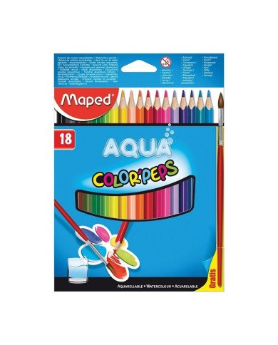 Le Libr'air - Boite De 18 Crayons De Couleur Aqurellables Color'peps MAPED - Tunisie Le Libr'air - Boite De 18 Crayons De Couleur Aqurellables Color'peps MAPED - Tunisie