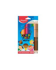 Le Libr'air - Etui De 12+3 Crayons De Couleur COLOR'PEPS World MAPED - Tunisie