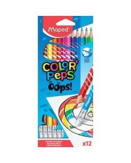 Le Libr'air - Boite De 12 Crayons De Couleur Effaçables Color'Peps MAPED - Tunisie