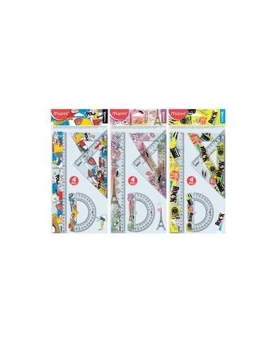 Le Libr'air - Kit De Traçage 4 Pièces Poivre Blanc MAPED - Tunisie