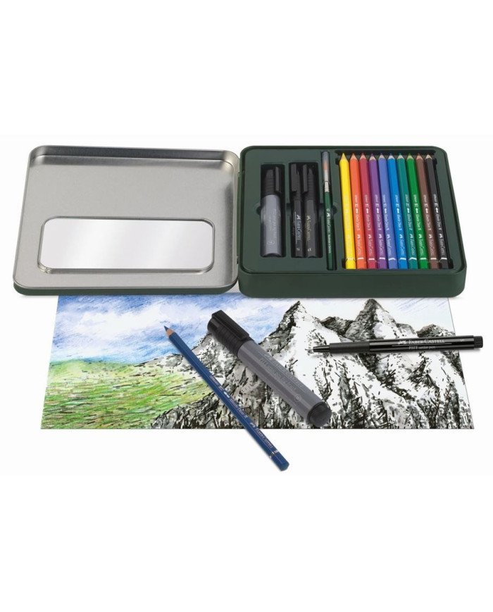 Le Libr'air - Boîte métal Mixed Media Albrecht Dürer - Faber Castell - Tunisie Le Libr'air - Boîte métal Mixed Media Albrecht Dürer - Faber Castell - Tunisie