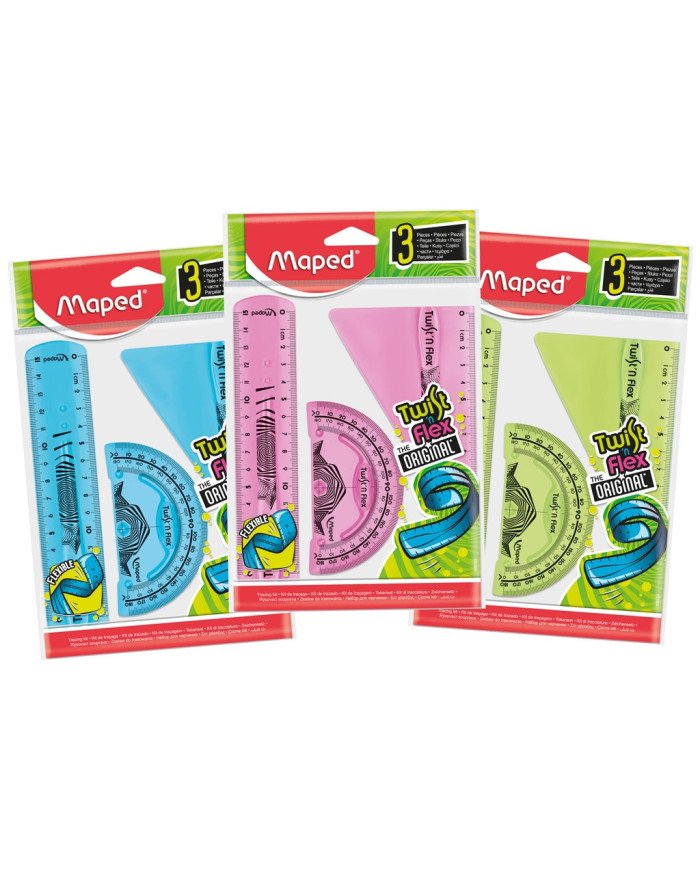 Le Libr'air - Pochette Géométrique Twist'n Flex 15CM MAPED - Tunisie