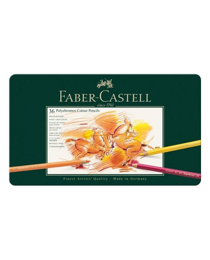 Le Libr'air - Boite Métal 36 Crayons Polychromos - Faber Castell - Tunisie