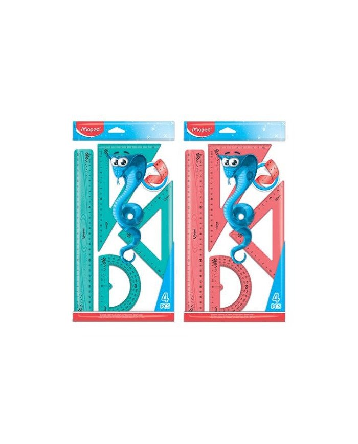 Le Libr'air - Pochette Géométrique Maxi 4 Pièces Twist'n Pulse Incassable MAPED - Tunisie