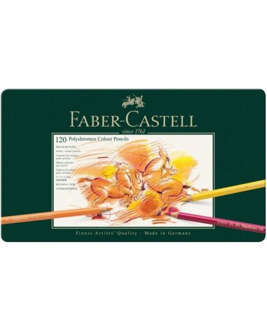 Le Libr'air - Boîte métal 120 Crayons Polychromos - Faber Castell - Tunisie Le Libr'air - Boîte métal 120 Crayons Polychromos - Faber Castell - Tunisie