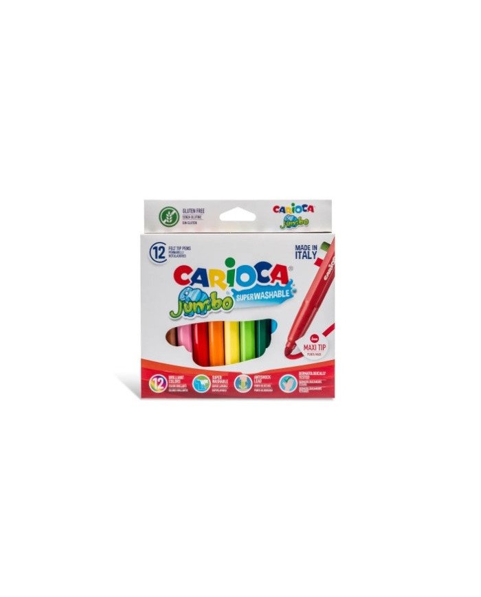 Le Libr'air - Boite 12 Feutres Jumbo Super Lavable CARIOCA - Tunisie