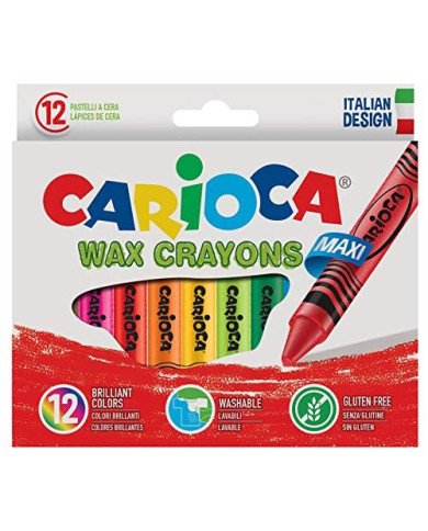 Le Libr'air - Crayons De Cire Maxi De 12 CARIOCA - Tunisie Le Libr'air - Crayons De Cire Maxi De 12 CARIOCA - Tunisie