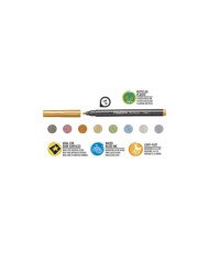 Le Libr'air - Paquet De 8 Feutres Couleur Métallique A Pointe Fine CARIOCA - Tunisie