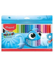 Le Libr'air - Paquet De 24 Feutres Ocean Color Peps MAPED - Tunisie