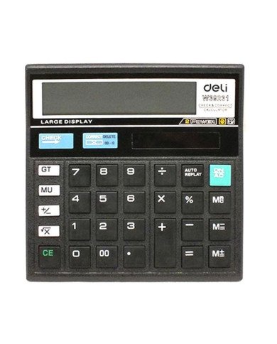 Le Libr'air - Calculatrice 12 Digit Easy Noir 39231 DELI - Tunisie