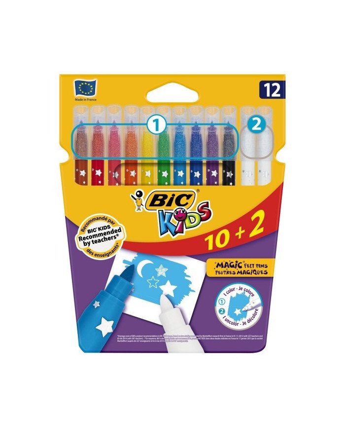 Le Libr'air - Feutre De 12 Bic Kids - Colour & Erase - Tunisie