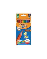 Le Libr'air - Pochette De 12 Crayons De Couleur BIC Kids Evolution - Tunisie