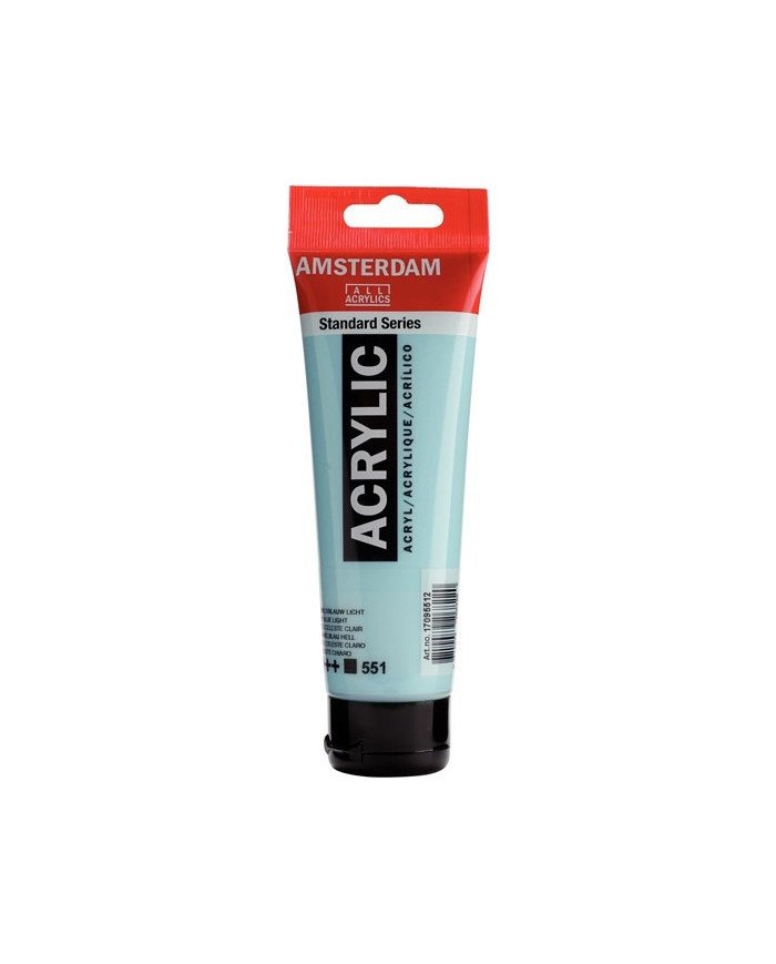 Le Libr'air - Standard Series Acrylique Tube 120 ml Bleu Céleste Clair 551 - Amsterdam - Tunisie