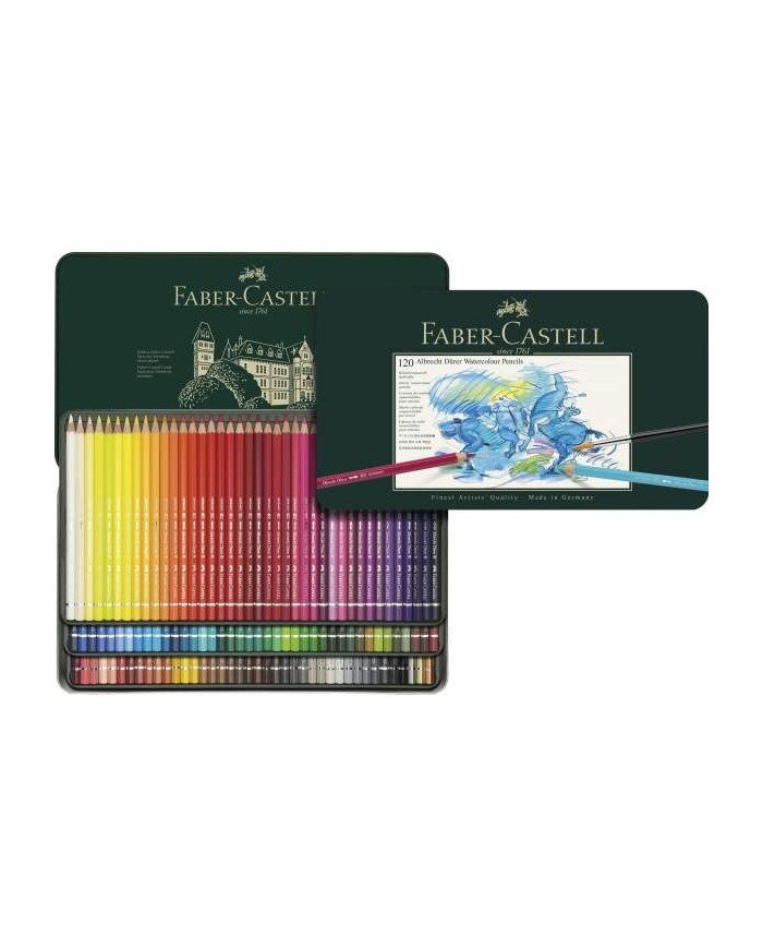 Le Libr'air - Boite Métal de 120 Crayons Aquarellables  ALBRECHT DÜRER - Faber Castell - Tunisie