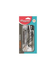 Le Libr'air - Boite Géométrique 10 Pièces Study MAPED - Tunisie