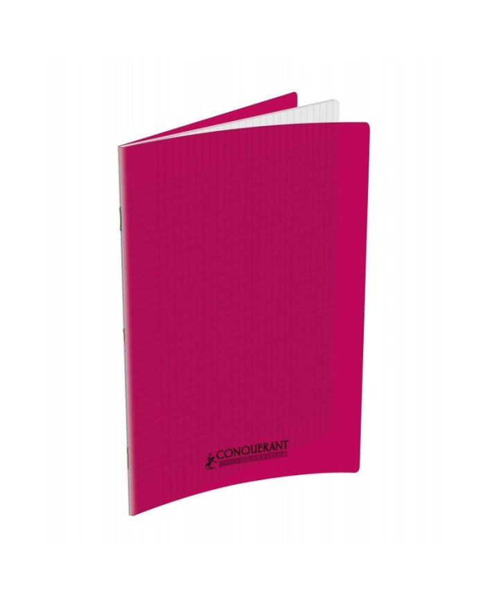 Le Libr'air - Cahier 24x32 Couverture Plastique Rose 96P Grands Carreaux 90G Conquérant - Tunisie