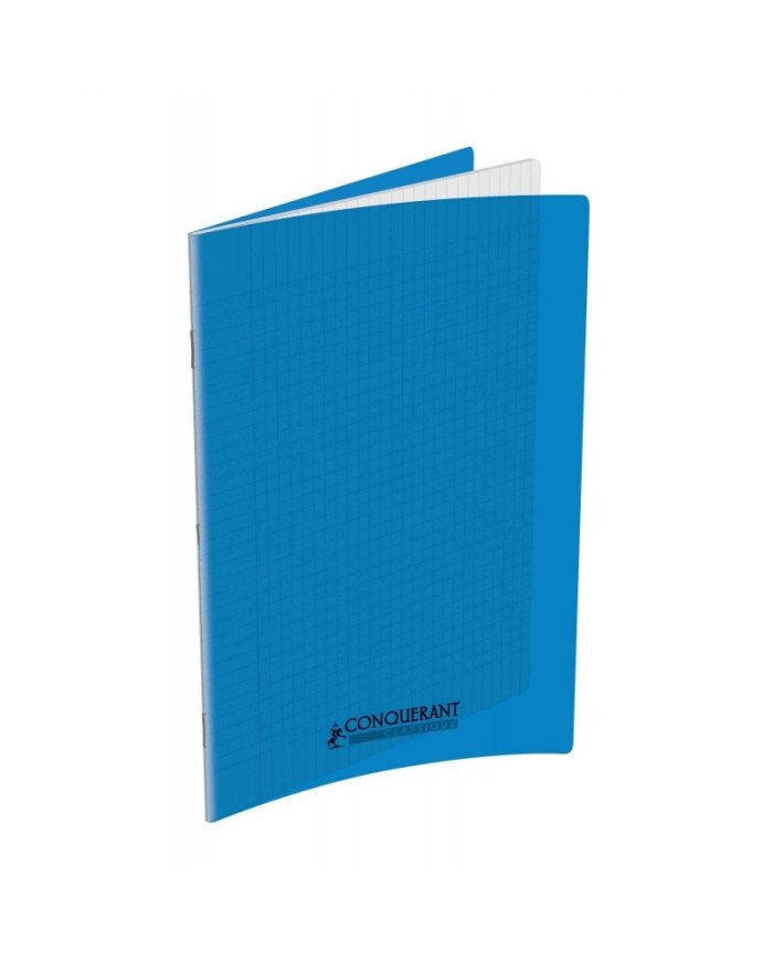 Le Libr'air - Cahier 24x32 Couverture Plastique Bleu 96P Grands Carreaux 90G Conquérant - Tunisie