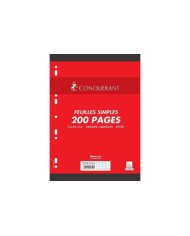 Le Libr'air - 200 Feuilles Mobiles Grands Carreaux 21X29,7Cm - 90G - Conquérant - Tunisie