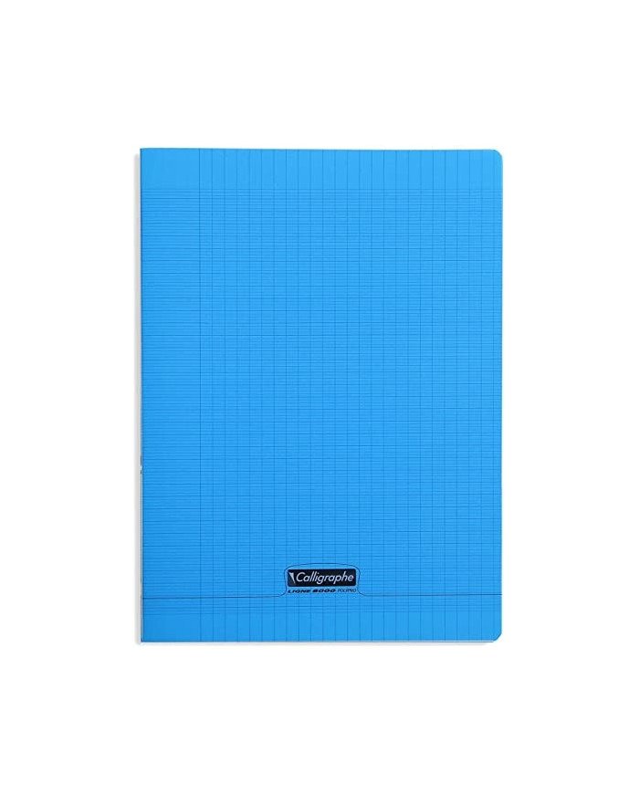 Le Libr'air - Cahier 24X32 Couverture Plastique Bleu 96P Grands Carreaux 90G Calligraphe - Tunisie