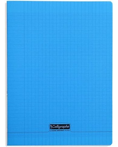 Le Libr'air - Cahier 21x29.7 Couverture Plastique Bleu 96P Grands Carreaux 90G Calligraphe - Tunisie Le Libr'air - Cahier 21x29.7 Couverture Plastique Bleu 96P Grands Carreaux 90G Calligraphe - Tunisie