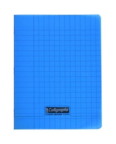 Le Libr'air - Cahier 17x22 Couverture Plastique Bleu 96P Grands Carreaux 90G Calligraphe - Tunisie Le Libr'air - Cahier 17x22 Couverture Plastique Bleu 96P Grands Carreaux 90G Calligraphe - Tunisie
