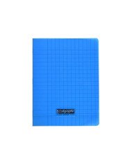 Le Libr'air - Cahier 17x22 Couverture Plastique Bleu 96P Grands Carreaux 90G Calligraphe - Tunisie
