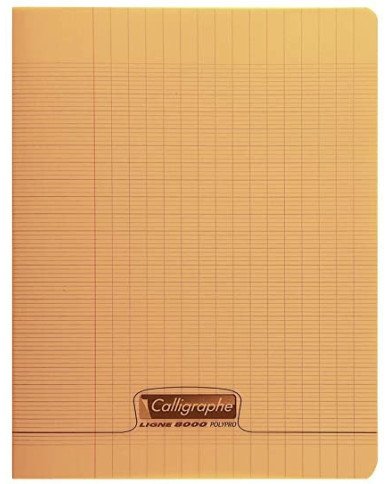 Le Libr'air - Cahier 17x22 Couverture Plastique Orange 96P Grands Carreaux 90G Calligraphe - Tunisie Le Libr'air - Cahier 17x22 Couverture Plastique Orange 96P Grands Carreaux 90G Calligraphe - Tunisie