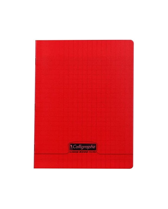 Le Libr'air - Cahier 17x22 Couverture Plastique Rouge 96P Grands Carreaux 90G Calligraphe - Tunisie Le Libr'air - Cahier 17x22 Couverture Plastique Rouge 96P Grands Carreaux 90G Calligraphe - Tunisie