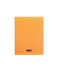 Le Libr'air - Cahier 24X32 Couverture Plastique Orange 96P Grands Carreaux 90G Calligraphe - Tunisie