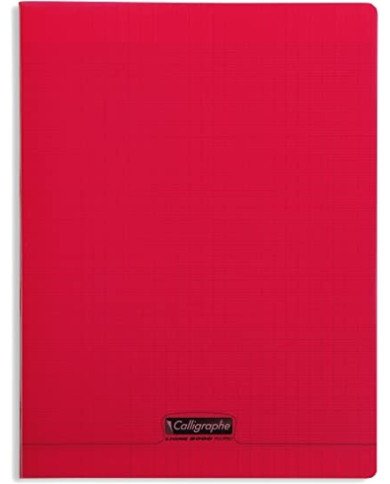 Le Libr'air - Cahier 24X32 Couverture Plastique Rouge 96P Grands Carreaux 90G Calligraphe - Tunisie Le Libr'air - Cahier 24X32 Couverture Plastique Rouge 96P Grands Carreaux 90G Calligraphe - Tunisie