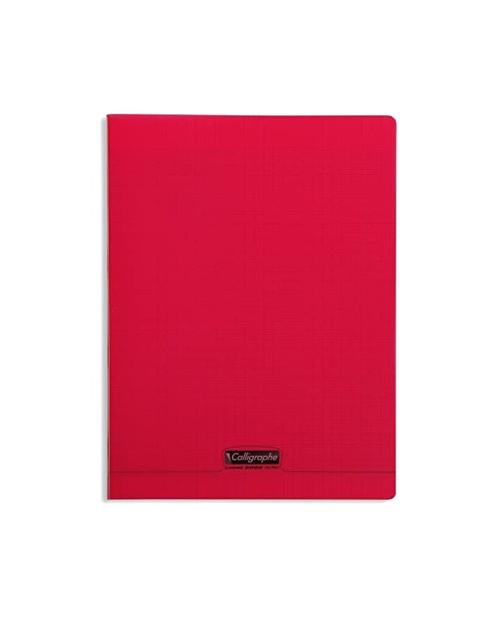 Le Libr'air - Cahier 24X32 Couverture Plastique Rouge 96P Grands Carreaux 90G Calligraphe - Tunisie