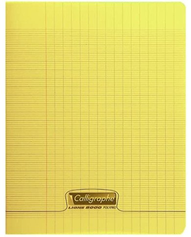 Le Libr'air - Cahier 21x29.7 Couverture Plastique Jaune 96P Grands Carreaux 90G Calligraphe - Tunisie Le Libr'air - Cahier 21x29.7 Couverture Plastique Jaune 96P Grands Carreaux 90G Calligraphe - Tunisie