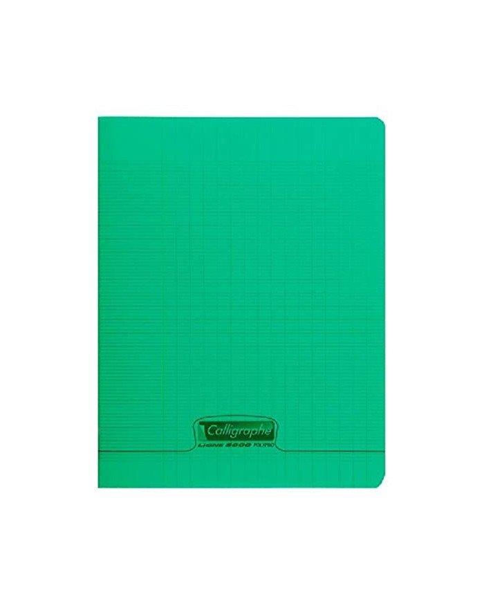 Le Libr'air - Cahier 21x29.7 Couverture Plastique Vert 96P Grands Carreaux 90G Calligraphe - Tunisie