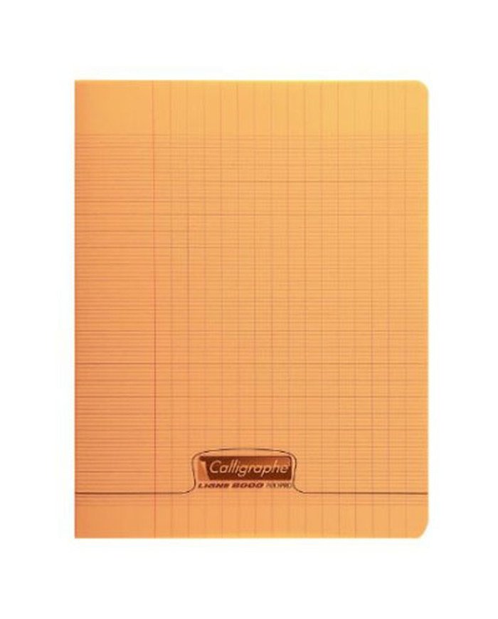 Le Libr'air - Cahier 21x29.7 Couverture Plastique Orange 96P Grands Carreaux 90G Calligraphe - Tunisie Le Libr'air - Cahier 21x29.7 Couverture Plastique Orange 96P Grands Carreaux 90G Calligraphe - Tunisie