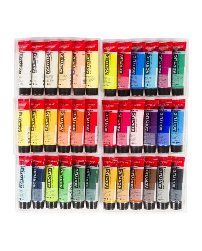 Le Libr'air - Set d’acryliques série Standard 36 x 20 ml - Amsterdam - Tunisie