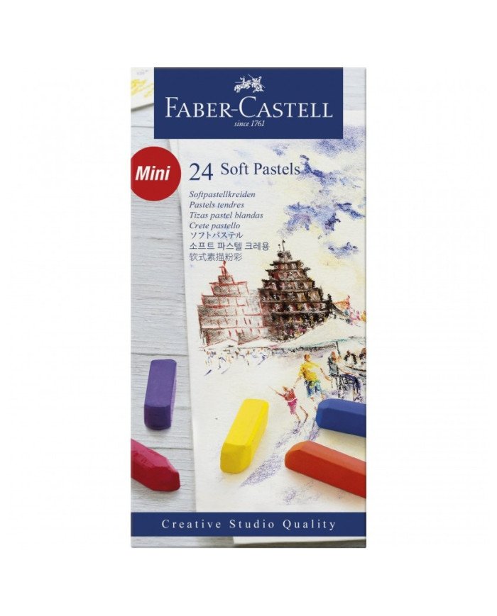Le Libr'air - Boite De 24 Pastels Tendres - Faber Castell - Tunisie