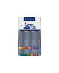 Le Libr'air - Boîte métal de 48 crayons aquarellables Goldfaber Aqua - Faber Castell - Tunisie