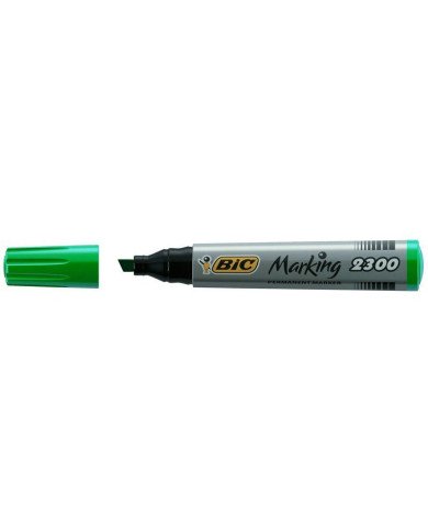 Le Libr'air - Marqueur Permanent Pointe Biseautée BIC Vert 2300 - Tunisie Le Libr'air - Marqueur Permanent Pointe Biseautée BIC Vert 2300 - Tunisie