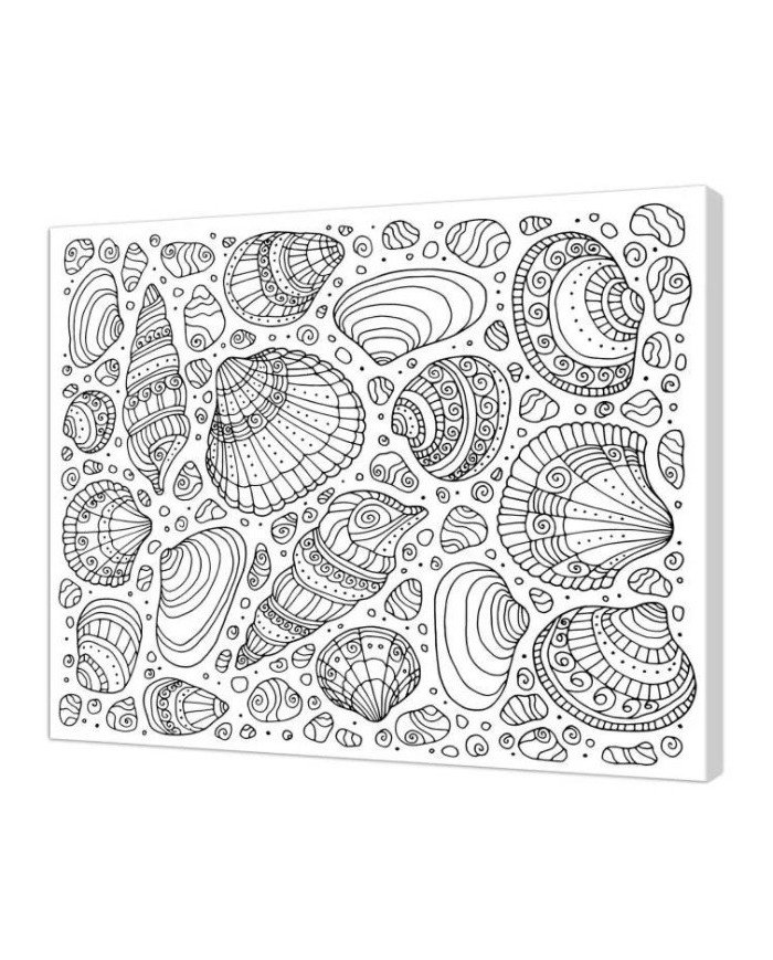 Chassis Coton Precoloré 40*50