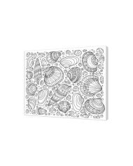 Chassis Coton Precoloré 40*50