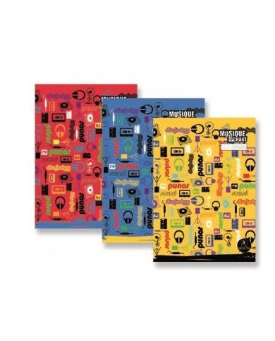 Cahier de Musique et chants Grand format Selecta