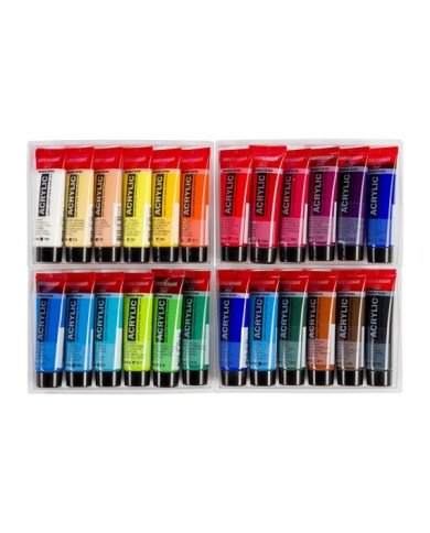 Set d’acryliques série Standard 24 x 20 ml - Amsterdam Set d’acryliques série Standard 24 x 20 ml - Amsterdam