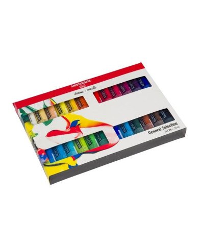 Set d’acryliques série Standard 24 x 20 ml - Amsterdam
