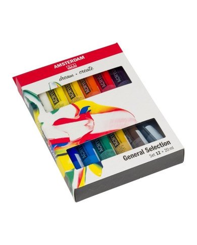 Set d’acryliques série Standard 12 x 20 ml - Amsterdam