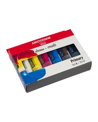 Set d’acryliques série Standard 6 x 20 ml - Amsterdam